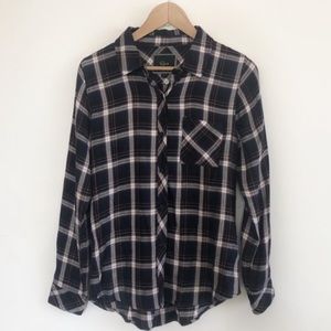 Rails long sleeve plaid flannel small button down